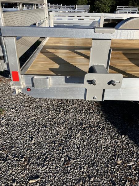 New 2027 H&H Trailers 82x16 7000 GVWR Aluminum ATV Trailer