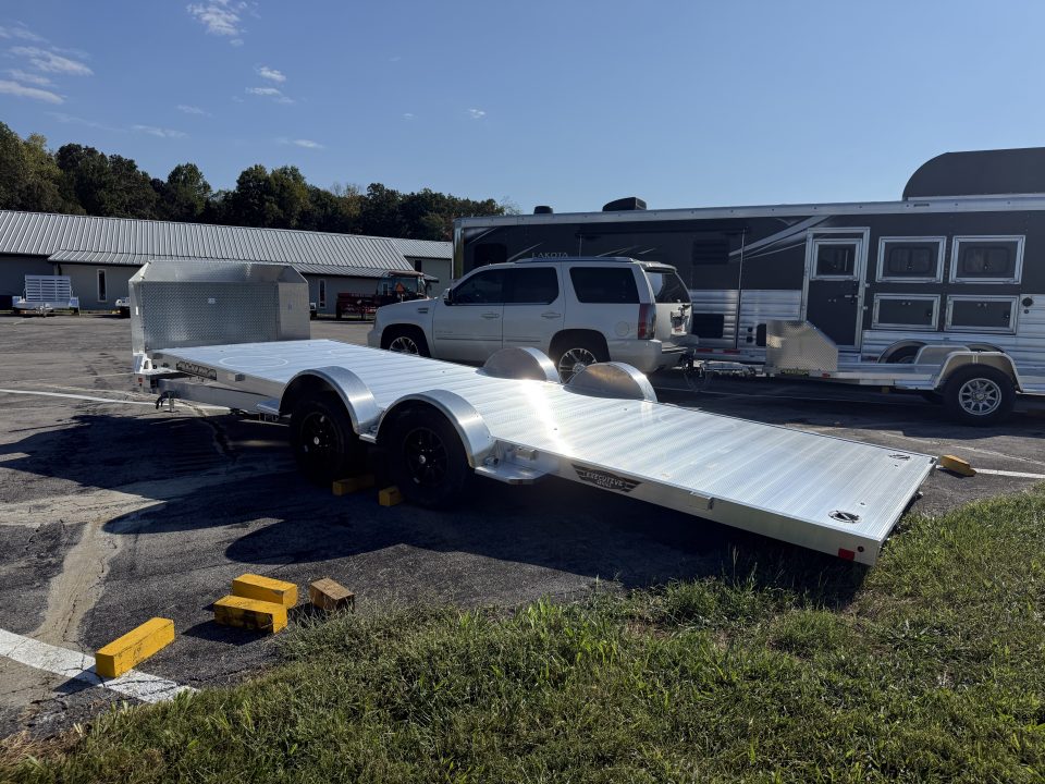 New 2027 Aluma 8220 LP-TILT-TA-EL-R-RTD Car Hauler