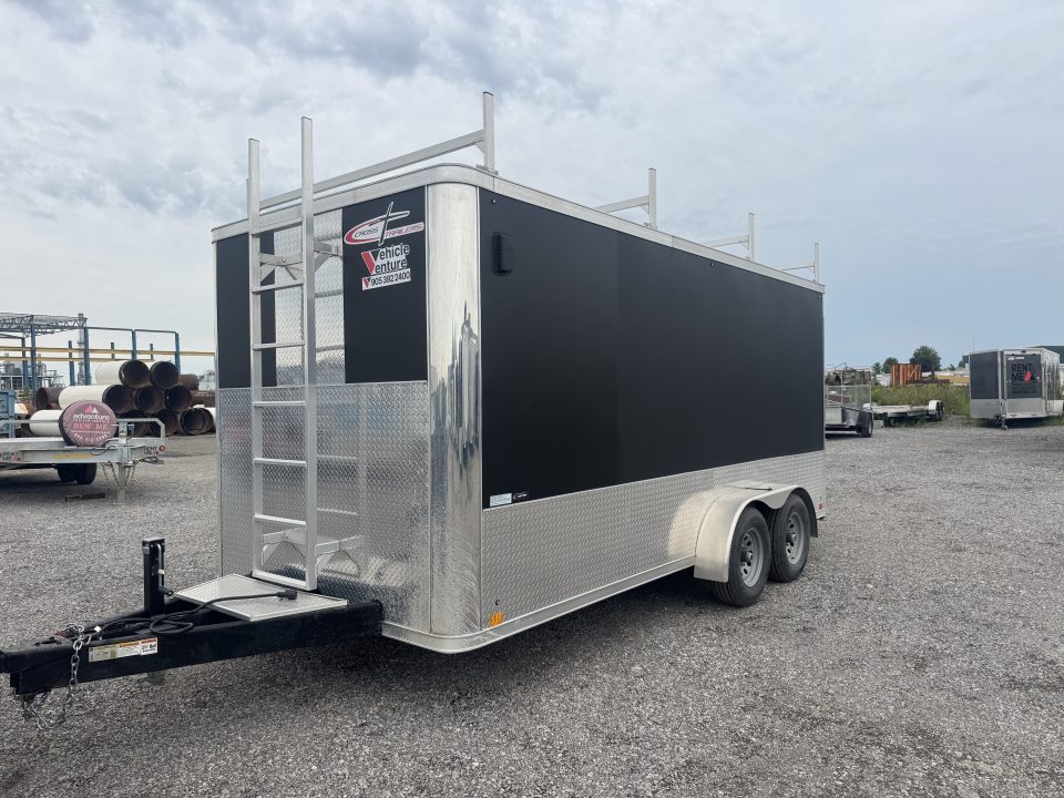 Used USED 2023 7X16 ENCLOSED CARGO TRAILER - CONTRACTOR SERIES