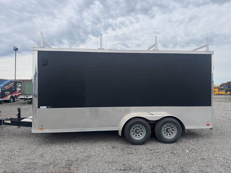 Used USED 2023 7X16 ENCLOSED CARGO TRAILER - CONTRACTOR SERIES