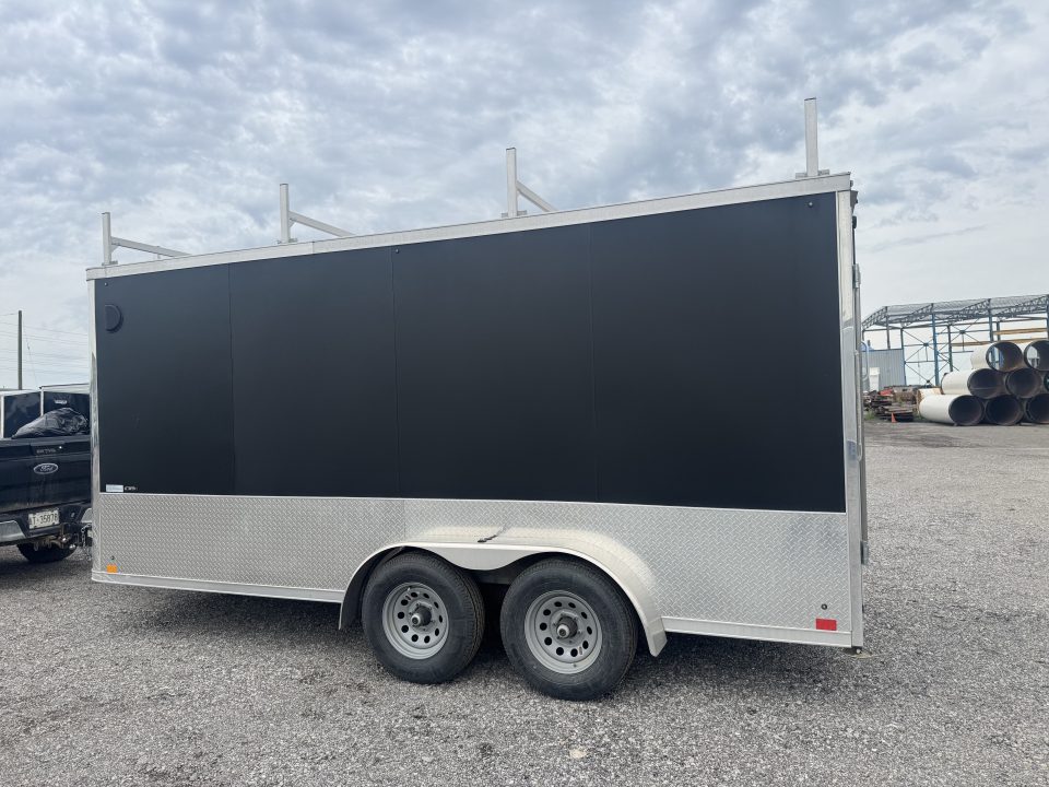 Used USED 2023 7X16 ENCLOSED CARGO TRAILER - CONTRACTOR SERIES