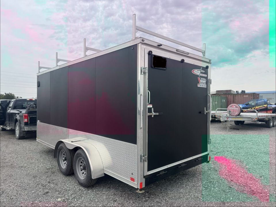 Used USED 2023 7X16 ENCLOSED CARGO TRAILER - CONTRACTOR SERIES