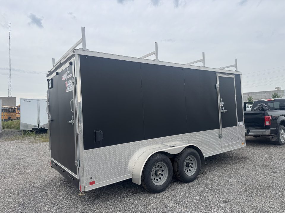 Used USED 2023 7X16 ENCLOSED CARGO TRAILER - CONTRACTOR SERIES