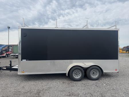 Used USED 2023 7X16 ENCLOSED CARGO TRAILER - CONTRACTOR SERIES