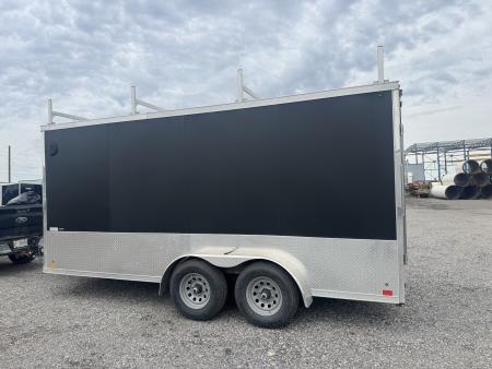 Used USED 2023 7X16 ENCLOSED CARGO TRAILER - CONTRACTOR SERIES