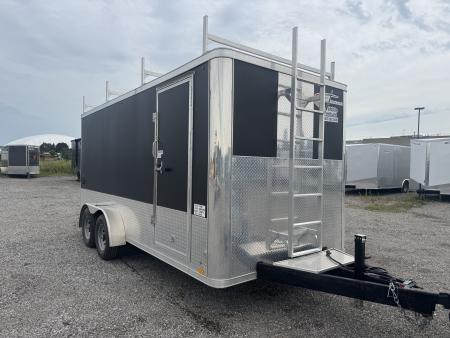 Used USED 2023 7X16 ENCLOSED CARGO TRAILER - CONTRACTOR SERIES