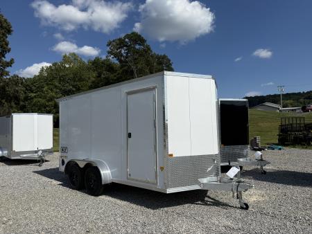 New 2027 ALCOM 7X14 XLT STEALTH POLY 6'' ADD HEIGHT Cargo / Enclosed Trailer