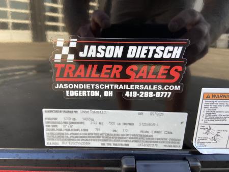 New United Trailers UXT-8.5X20 Contractor Tool Crib