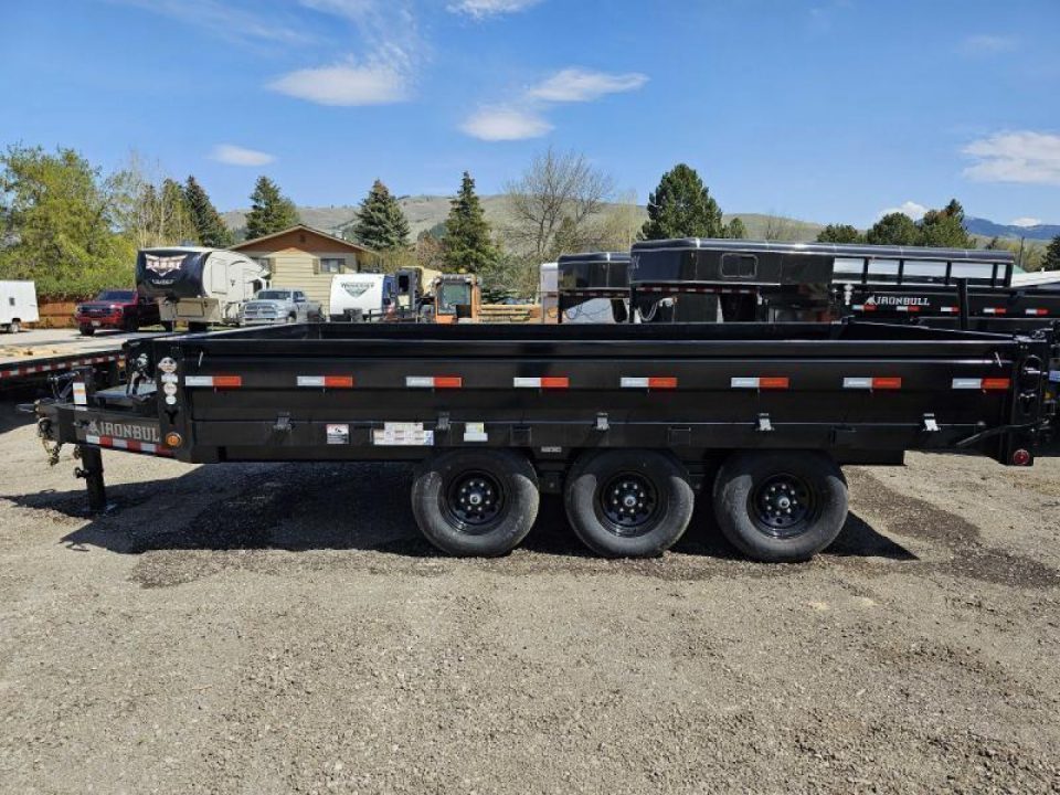 New 2027 Iron Bull 8x16 21k Deckover Dump Trailer