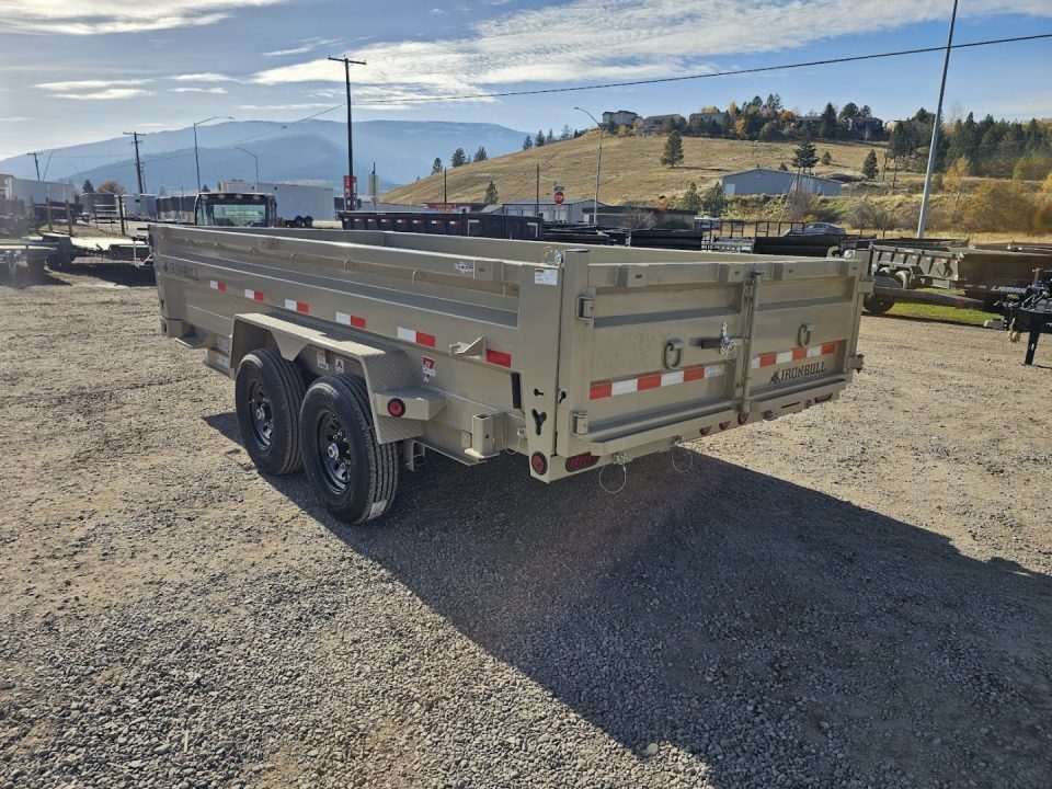 New 2027 Iron Bull 7x16 15k Dump Trailer