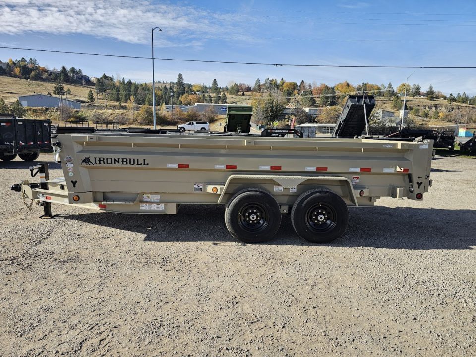 New 2027 Iron Bull 7x16 15k Dump Trailer