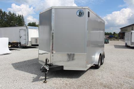 New 2027 Darkhorse Cargo 7.5' x 12' Enclosed Trailer - Ramp Door - 7' Interior Height - 7000# GVW