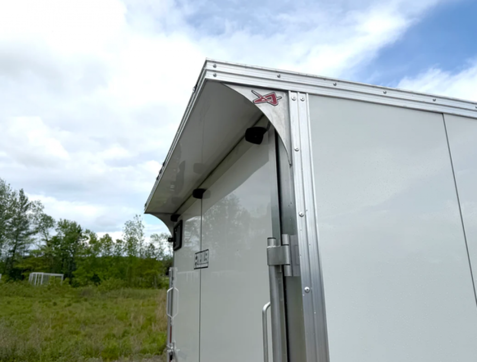 New 2026 Mission 7.5x14 All-Aluminum Enclosed Trailer | Tandem Axle | Rear Canopy