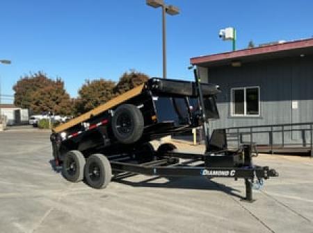 New 2027 Diamond C Trailers MDT206L12X77 6.5FT X 12FT 9890 GVW Dump Trailer