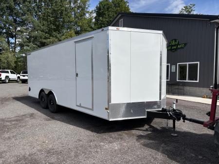 New 2027 Wells Cargo Fasttrac Deluxe 8.5x20 6'6  Interior Height Cargo / Enclosed Trailer with Ramp Door