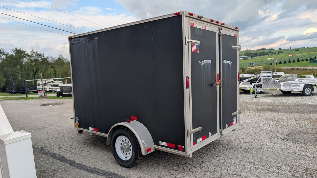 Used 2004 7x12 Cargo Pro ALL ALUMINUM Cargo Trailer w/ Barn Doors