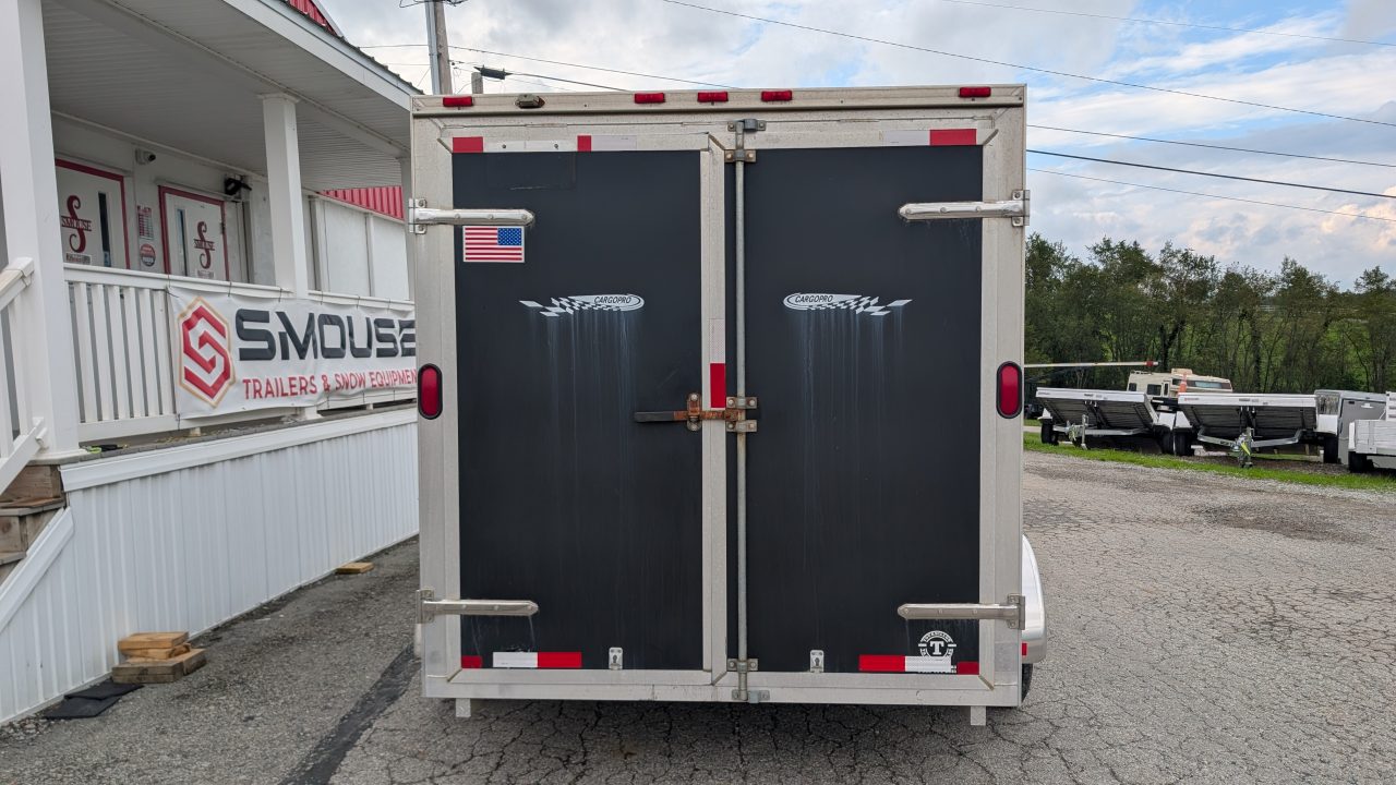 Used 2004 7x12 Cargo Pro ALL ALUMINUM Cargo Trailer w/ Barn Doors