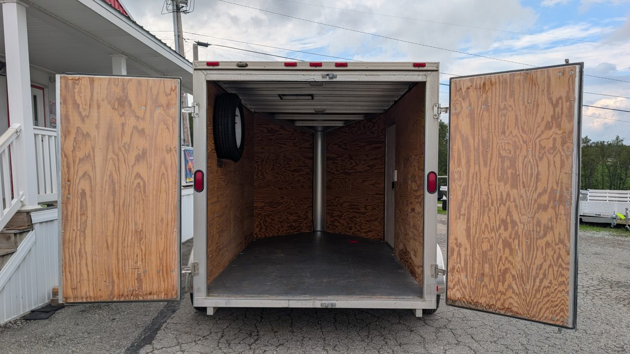 Used 2004 7x12 Cargo Pro ALL ALUMINUM Cargo Trailer w/ Barn Doors