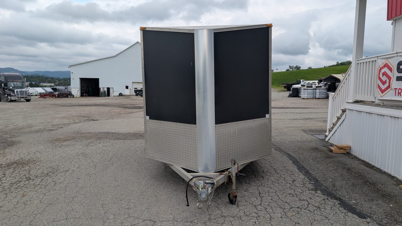 Used 2004 7x12 Cargo Pro ALL ALUMINUM Cargo Trailer w/ Barn Doors
