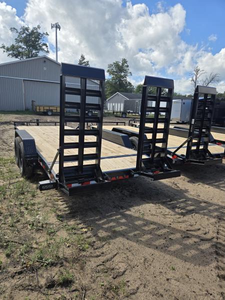 New 2026 Load Trail 83X18 SKID 14K W/STAND UP RAMPS Equipment Trailer