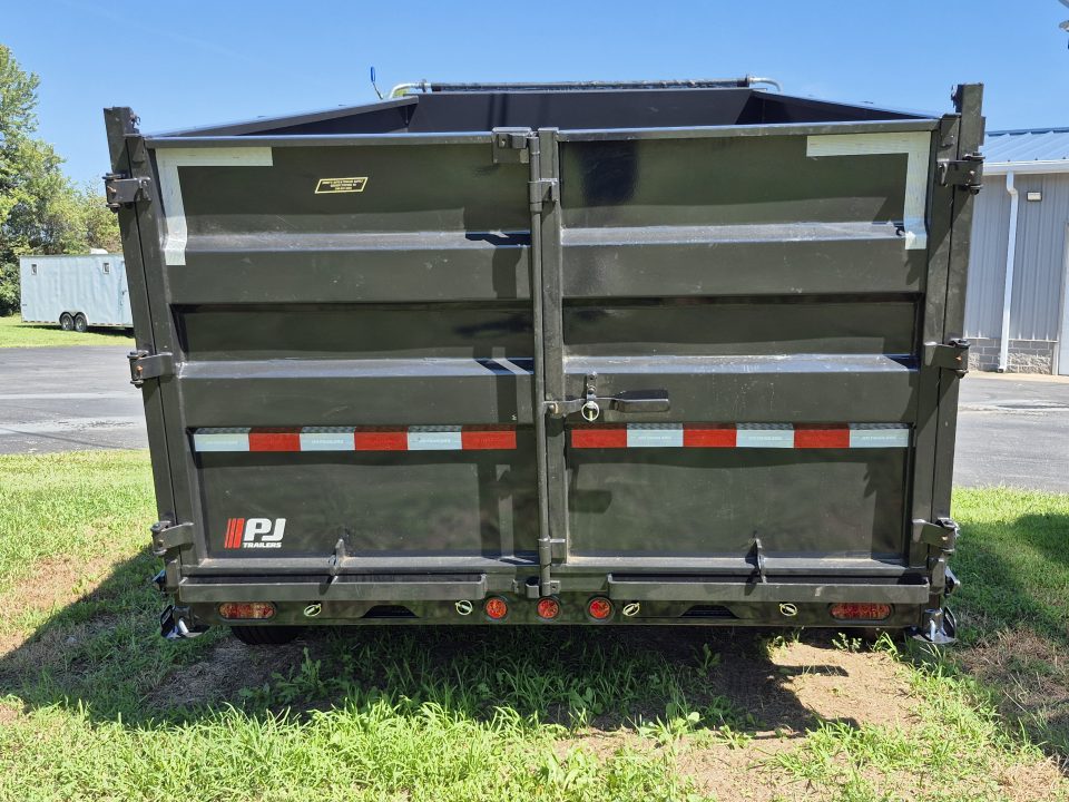 New 2027 PJ Trailers 14' x 83" Low Pro Telescpic Dump Trailer w/ 4' Sides