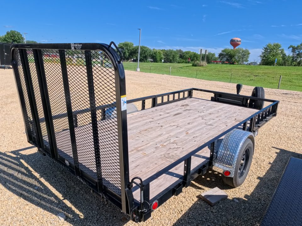 Used 2024 PJ Trailers 83 x 14 U8 Single Axle Channel Utility Trailer with 3500lb. Axle, Electric Jack, Spare Tire and Mount, Plus More!!
