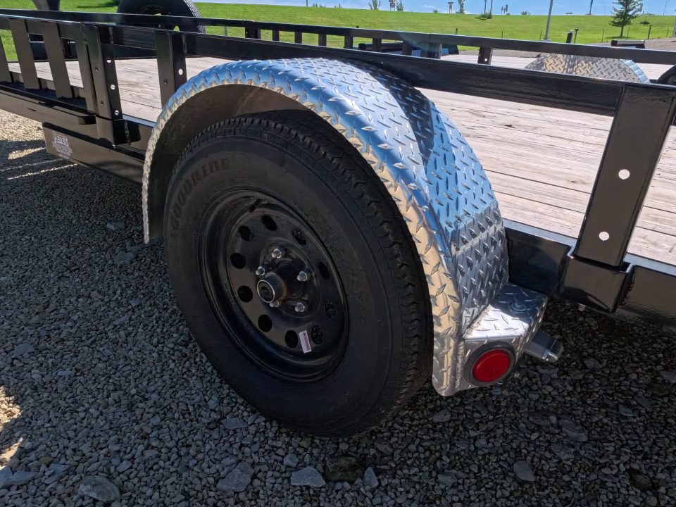 Used 2024 PJ Trailers 83 x 14 U8 Single Axle Channel Utility Trailer with 3500lb. Axle, Electric Jack, Spare Tire and Mount, Plus More!!