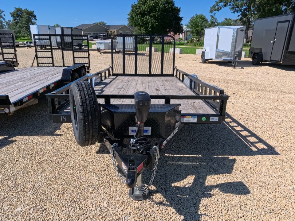 Used 2024 PJ Trailers 83 x 14 U8 Single Axle Channel Utility Trailer with 3500lb. Axle, Electric Jack, Spare Tire and Mount, Plus More!!