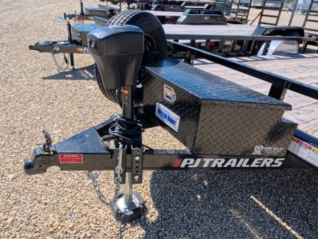 Used 2024 PJ Trailers 83 x 14 U8 Single Axle Channel Utility Trailer with 3500lb. Axle, Electric Jack, Spare Tire and Mount, Plus More!!