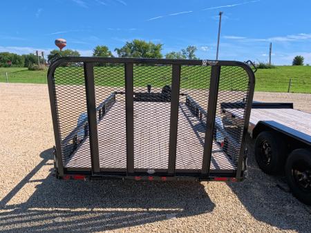 Used 2024 PJ Trailers 83 x 14 U8 Single Axle Channel Utility Trailer with 3500lb. Axle, Electric Jack, Spare Tire and Mount, Plus More!!