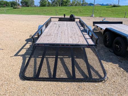 Used 2024 PJ Trailers 83 x 14 U8 Single Axle Channel Utility Trailer with 3500lb. Axle, Electric Jack, Spare Tire and Mount, Plus More!!