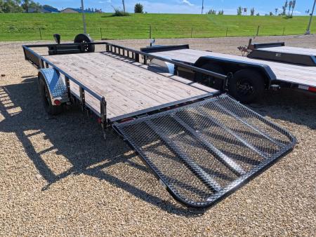 Used 2024 PJ Trailers 83 x 14 U8 Single Axle Channel Utility Trailer with 3500lb. Axle, Electric Jack, Spare Tire and Mount, Plus More!!