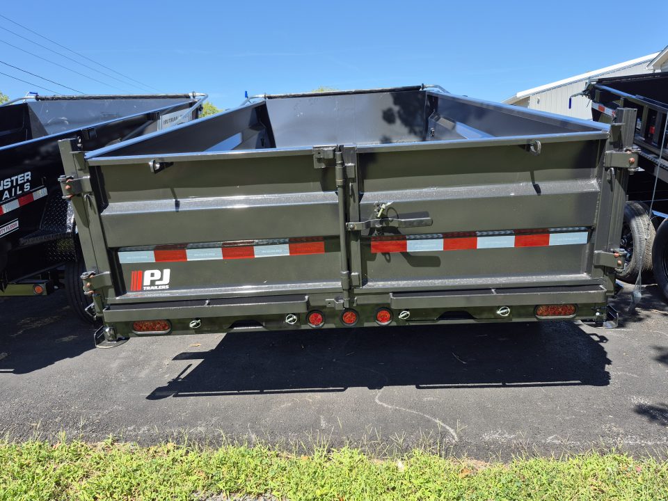 New 2027 PJ Trailers 16' x 83" Low Pro Telescopic Dump Trailer