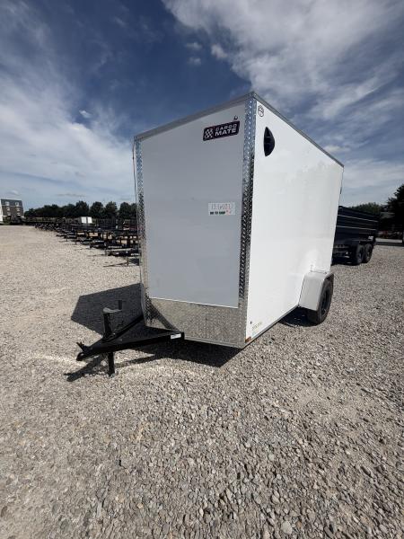 New 2027 CARGO MATE ENCLOSED EHECO610SA-24 6X10 SA RAMP DOOR (GVW:2990) WHITE