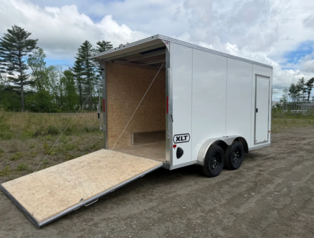 New 2026 Mission 8.5x20 All-Aluminum Car Hauler | 7,000 GVWR | Rear Ramp
