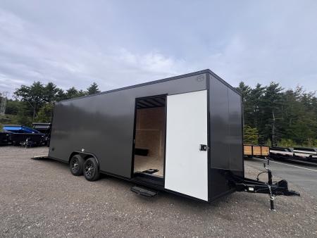 New 2027 US Cargo 8.5X22+ 2ft V-Nose /.080 Polycore / I-Beam Frame / 7'6 interior/ Blackout Package - 9990GVW