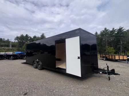 New 2027 US Cargo 8.5X24+ 2ft V-Nose /.080 Polycore / I-Beam Frame / 7'6 interior/ Blackout Package - 9990GVW