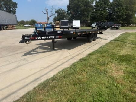 Used USED 2025 PJ Trailers 102x22 16K Deckover Tilt Trailer