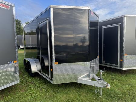 New 2027 E-Z Hauler EZEC7X14 XLT-P Cargo / Enclosed Trailer 71 SERIES, 7 FOOT 1 INCH INTERIOR HEIGHT, .080 POLY SIDES, FREE ALUMINUM WHEEL UPGRADE, TORSION AXLES