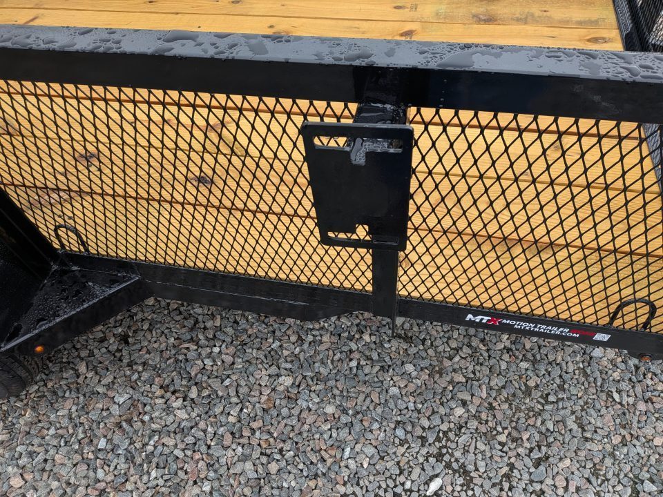 New 2027 MTX Trailers 5x10 w/ 2' Expanded Metal Sides & Tailgate Utility Trailer