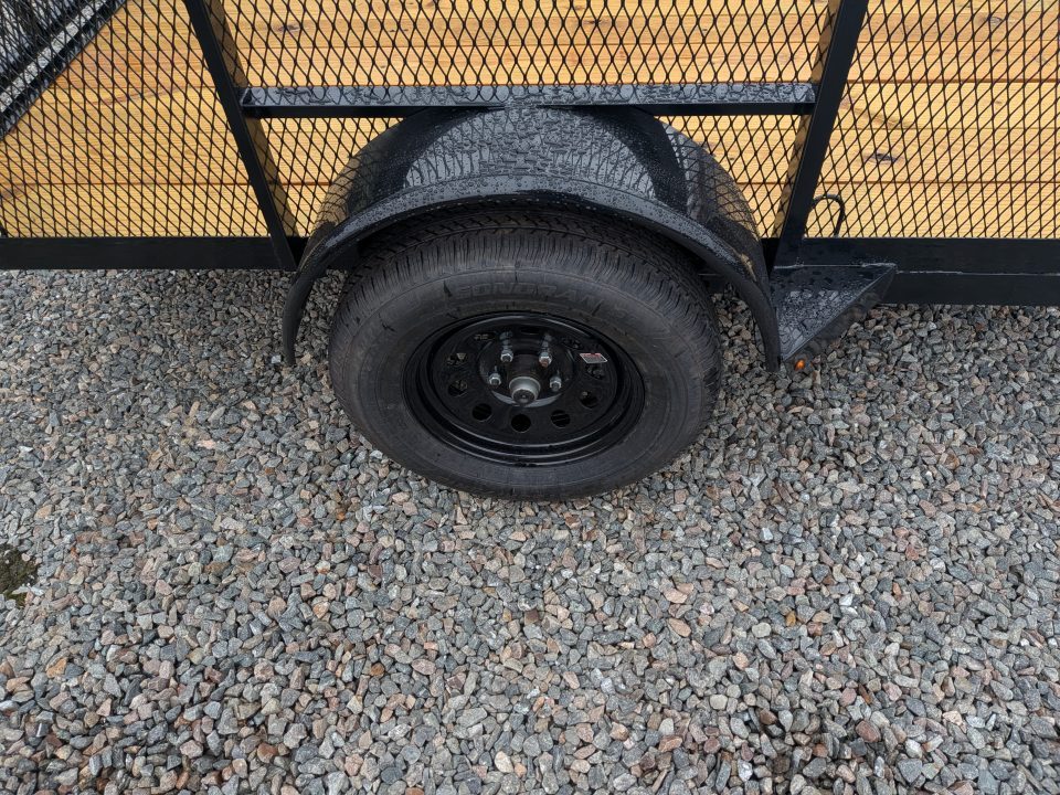 New 2027 MTX Trailers 5x10 w/ 2' Expanded Metal Sides & Tailgate Utility Trailer