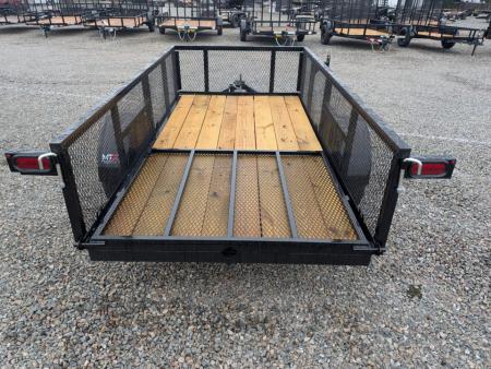 New 2027 MTX Trailers 5x10 w/ 2' Expanded Metal Sides & Tailgate Utility Trailer