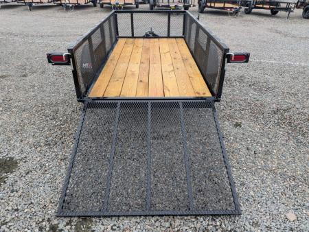 New 2027 MTX Trailers 5x10 w/ 2' Expanded Metal Sides & Tailgate Utility Trailer