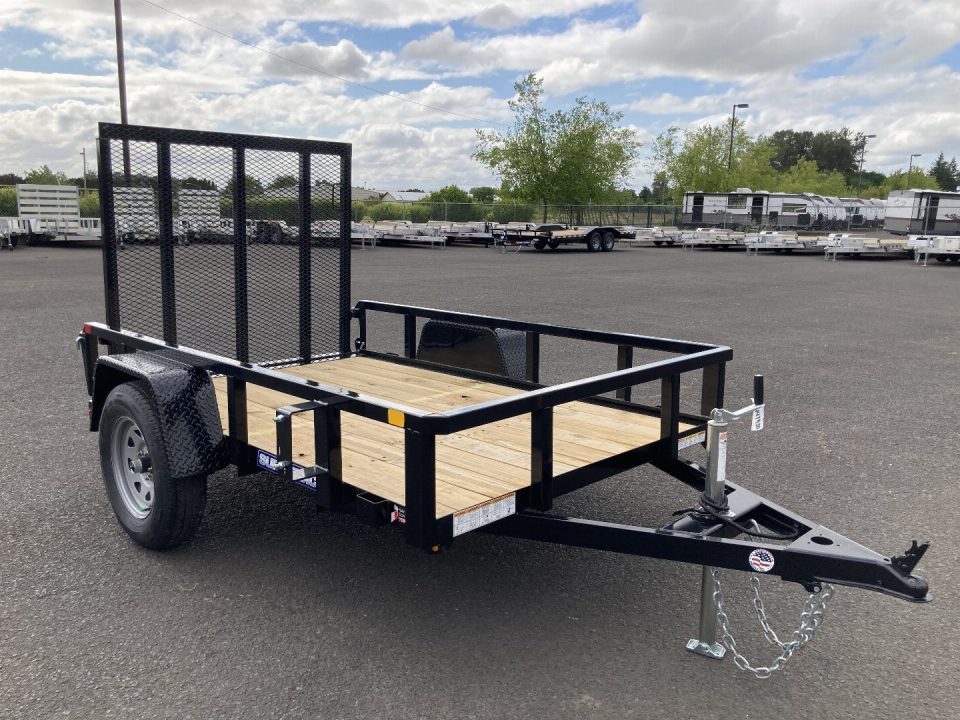 New 2026 Sure-Trac 5x8 Tube Top Utility Trailer 3K