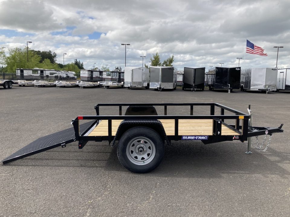 New 2026 Sure-Trac 5x8 Tube Top Utility Trailer 3K
