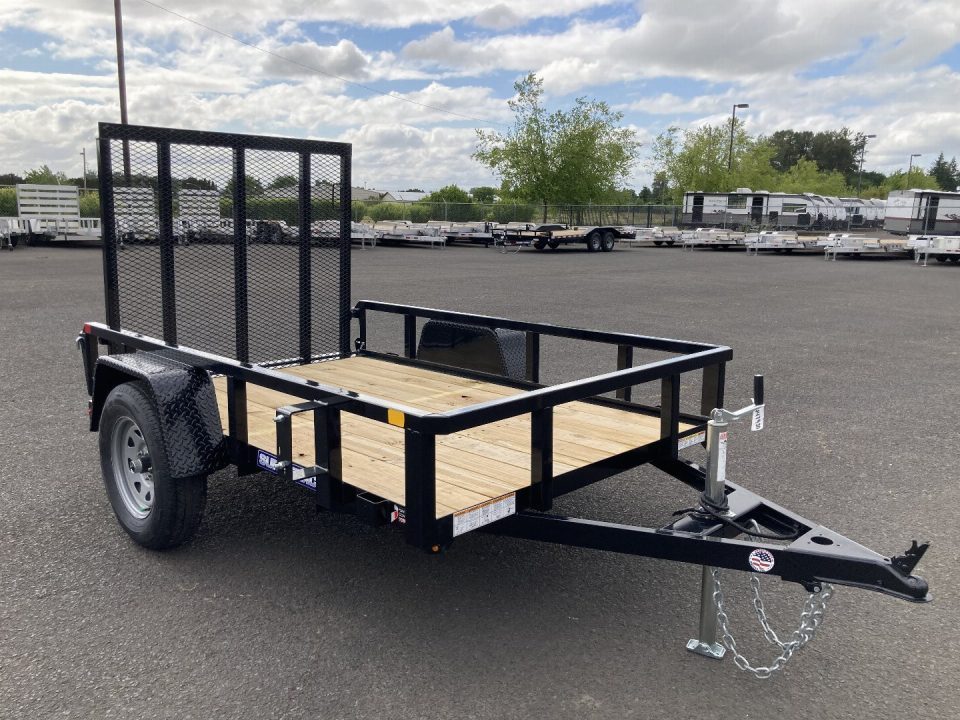 New 2026 Sure-Trac 5x8 Tube Top Utility Trailer 3K