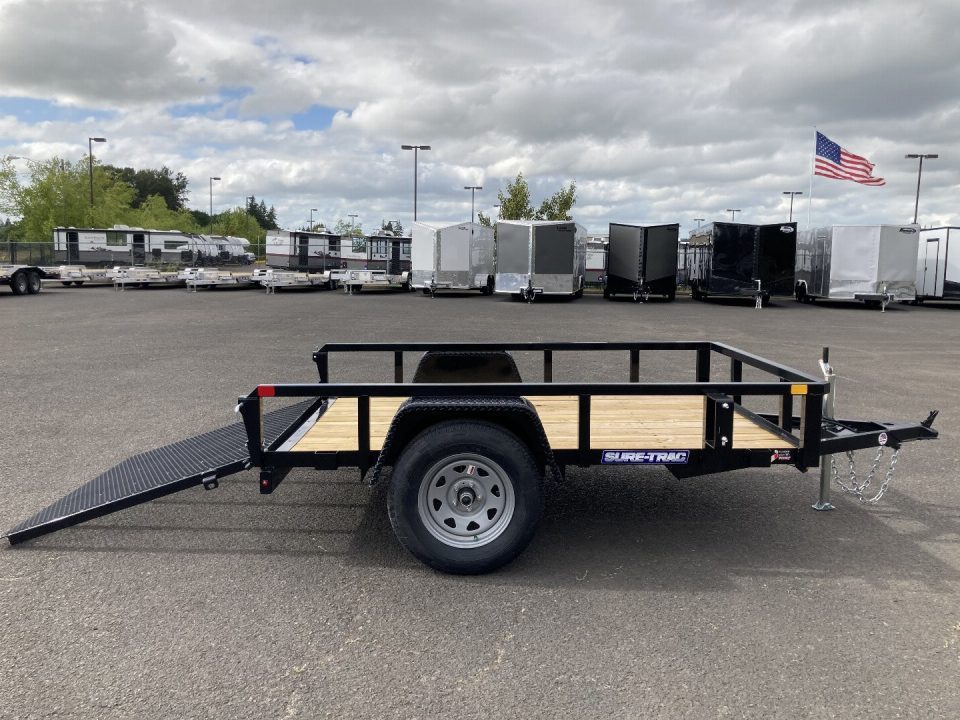 New 2026 Sure-Trac 5x8 Tube Top Utility Trailer 3K