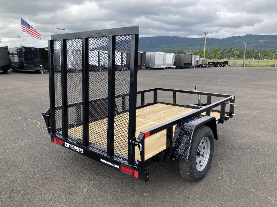 New 2026 Sure-Trac 5x8 Tube Top Utility Trailer 3K