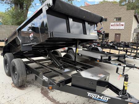 New 2026 Top Hat Trailers 5X10 Dump 70 Dump Trailer