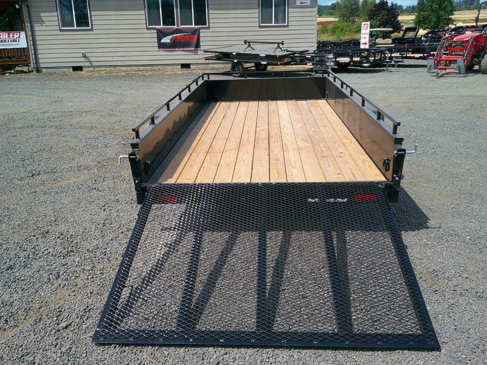 New 2026 Sure-Trac 6x12 Steel High Side 3K Utility Trailer